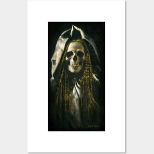 Gothic Skeletal Ghost Posters and Art